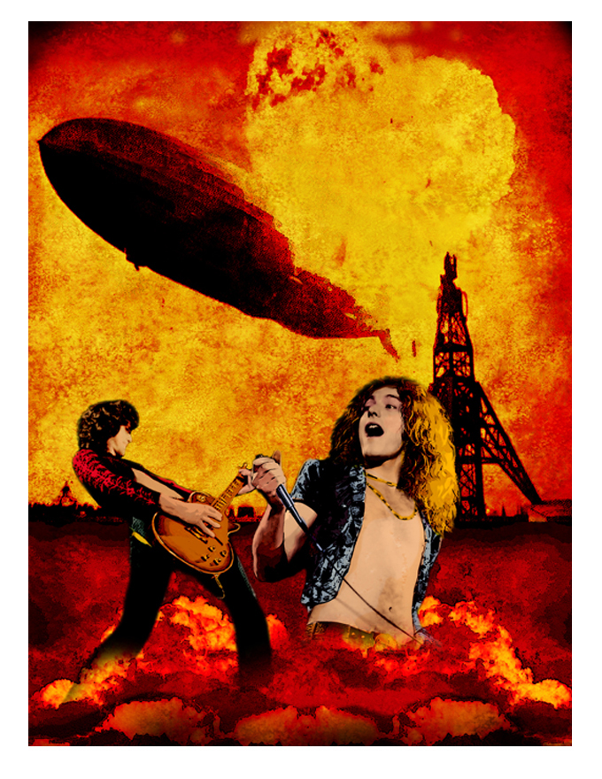Iconic Album Artist Ioannis Launches Campaign To Bring Limited Edition Led Zeppelin Art From The Book Get The Led OutDirectly To The Fans.